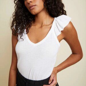 NWOT Aven Ruffled Tank